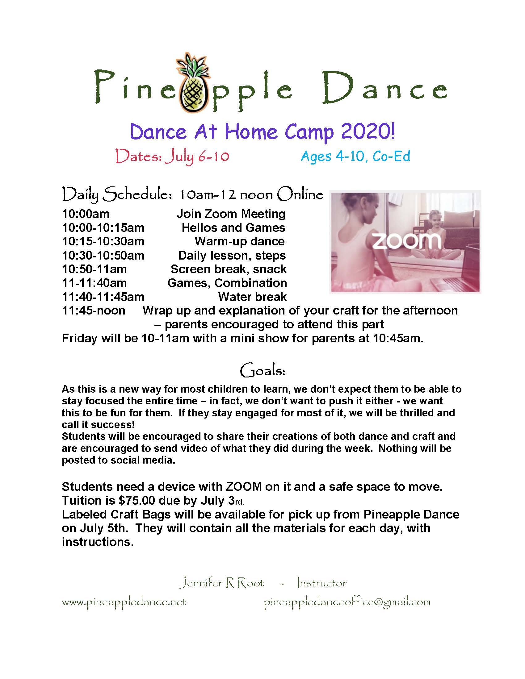 Pineapple Dance Studio, Amherst MA